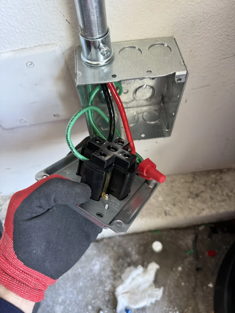 NEMA 14-50 EV Outlet Installation (2)