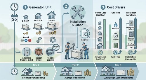Whole House Generator Cost in 2026 Complete Price Guide